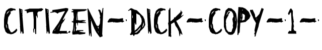 Citizen Dick Regular.ttf