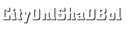 CityOnlShaDBol Regular.ttf