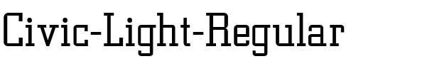 Civic Light Regular.ttf