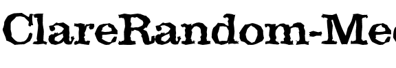 ClareRandom-Medium Regular.ttf