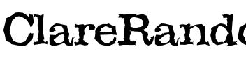 ClareRandom Regular.ttf