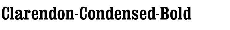 Clarendon Condensed Bold.ttf