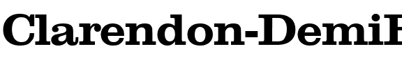 Clarendon-DemiBold Regular.ttf