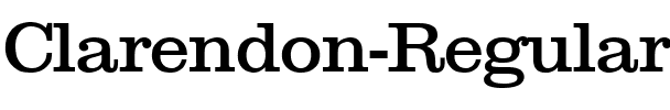 Clarendon Regular.ttf