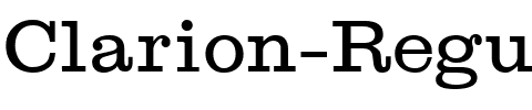 Clarion Regular.ttf
