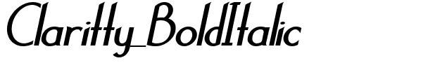 Claritty_BoldItalic Normal.ttf