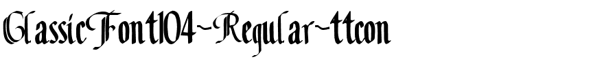ClassicFont104 ttcon Regular.ttf