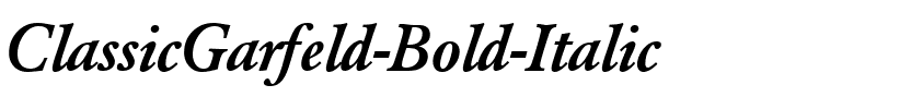 ClassicGarfeld Bold Italic.ttf