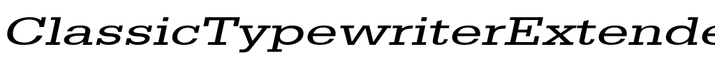 ClassicTypewriterExtended Italic.ttf