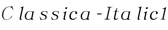 Classica Italic.ttf