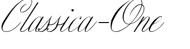 Classica One Regular.ttf