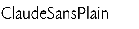 ClaudeSansPlain Regular.ttf