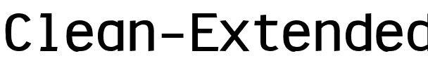 Clean-Extended Bold.ttf