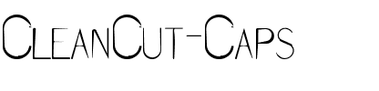 CleanCut-Caps Roman.ttf