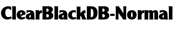 ClearBlackDB Normal.ttf