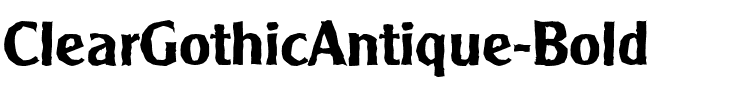 ClearGothicAntique Bold.ttf
