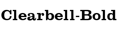 Clearbell Bold.ttf