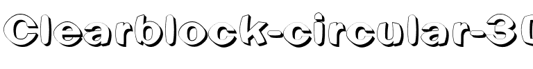 Clearblock circular – 3DFX Regular.ttf