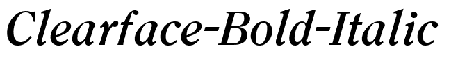 Clearface Bold Italic.ttf