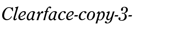Clearface Regular.ttf