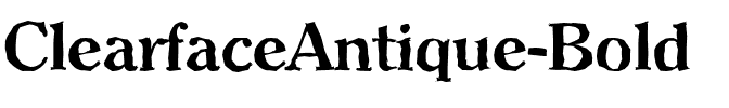 ClearfaceAntique Bold.ttf