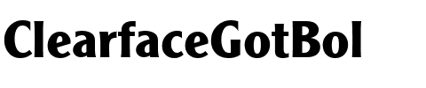 ClearfaceGotBol Regular.ttf