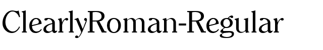 ClearlyRoman Normal.ttf