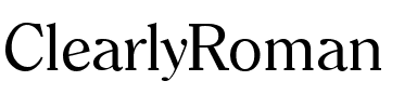 ClearlyRoman Regular.ttf