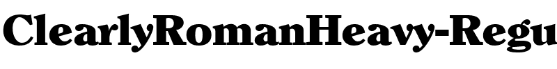 ClearlyRomanHeavy Normal.ttf