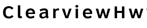 ClearviewHwy-6-W Regular.ttf