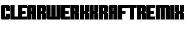 Clearwerkkraftremix Regular.ttf