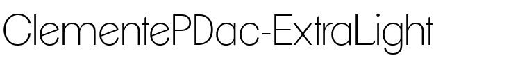 ClementePDac ExtraLight.ttf