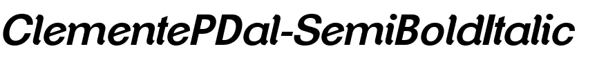 ClementePDal SemiBoldItalic.ttf