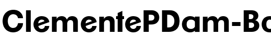 ClementePDam Bold.ttf
