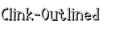Clink Outlined Regular.ttf