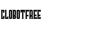 Clobot Free Regular.otf