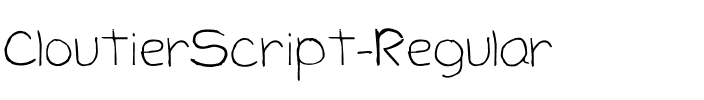 CloutierScript Regular.ttf