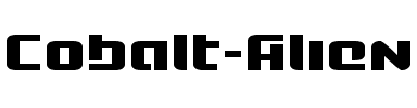 Cobalt Alien Regular.ttf