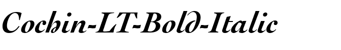 Cochin LT Bold Italic.ttf