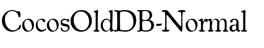 CocosOldDB Normal.ttf