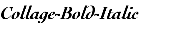 Collage BoldItalic.ttf