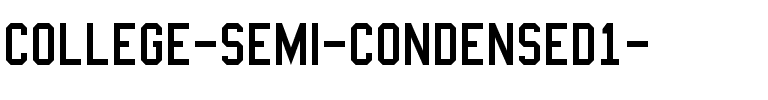College Semi-condensed Regular.ttf