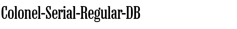Colonel-Serial DB Regular.ttf