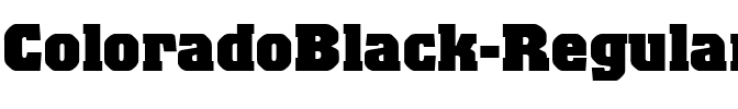 ColoradoBlack Regular.ttf