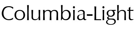 Columbia-Light Regular.ttf