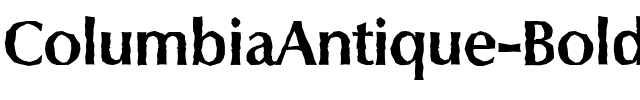 ColumbiaAntique Bold.ttf