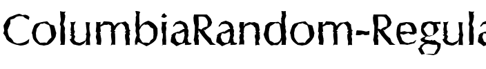 ColumbiaRandom Regular.ttf