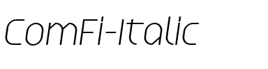 ComFi Italic.ttf