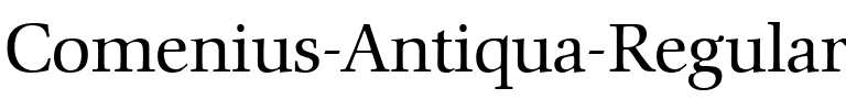 Comenius Antiqua Regular.ttf