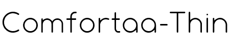 Comfortaa Thin.ttf